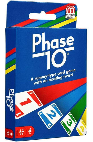 Juego De Mesa Phase 10 De 2 A 6 Jugadores Mattel