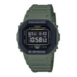 Reloj Casio G-shock Digital Hombre Original E-watch Color De La Correa Verde