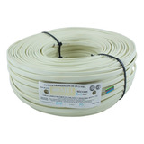 Cable Vaina Plana Blanco 3x1 Mm² Rollo X 100 Mts