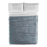Cobertor Ligero Kingsize / Queensize Azul Suave Vianney