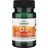 Vitamina D3 D Swanson 1000ui 60caps Made In Usa