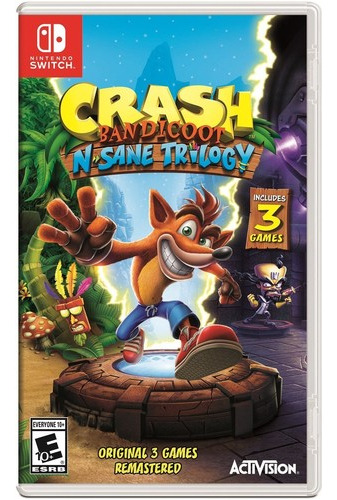 Trilogía Crash Bandicoot N. Sane Para Nintendo Switch