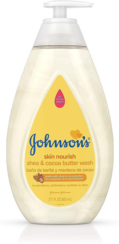 Johnson's Skin Nutritive Baby Wash Con Manteca De Karit.