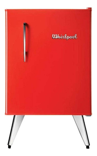 Heladera Whirlpool Wra09r3 Bajo Mesada 76lts Retro Roja