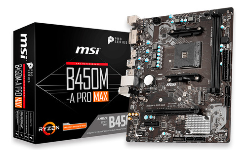 Placa Mãe Msi B450m-a Pro Max Am4 911-7c52-030