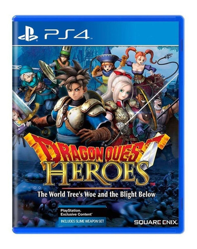 Jogo Ps4 Dragon Quest Heroes The Worlds Tree Midia Fisica