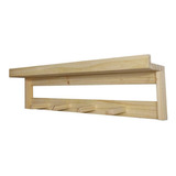 Perchero Pared Nordico Estante Repisa Madera Pino Oferta