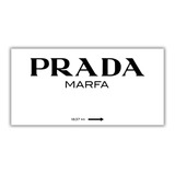 Cuadro Prada Deco Moda 120x60 Cm 