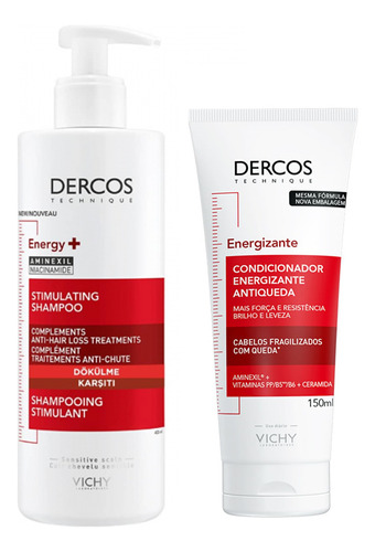 Kit Vichy Dercos Energy+ Sh 400ml + Cond 150ml