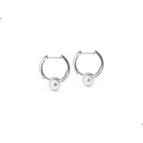 Aretes Perla Plata 1ra Ley 925 By Thiago Turcott® Aros Chips