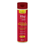  Shampoo Hidratante Fortifica Recarga Queratina Vitay 300ml