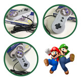 Controle Super Nintendo Top 1 Gold Edition Cor Cinza Top