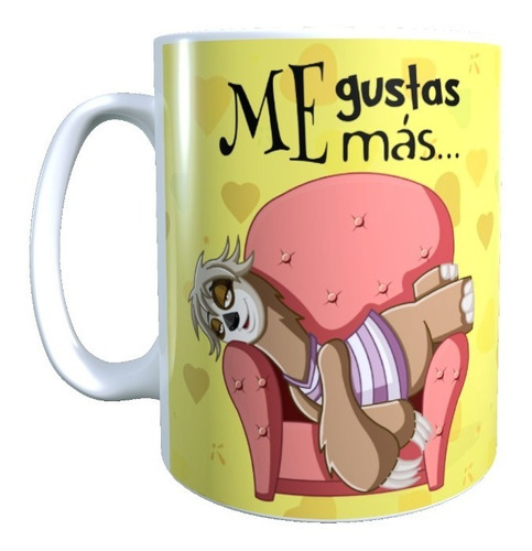 Taza Regalo San Valentín Dia Amor Enamorados Frase, Tarde