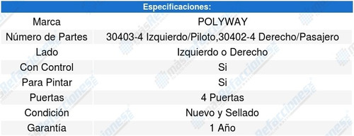 Espejo Polyway Volkswagen Pointer 00 A 09