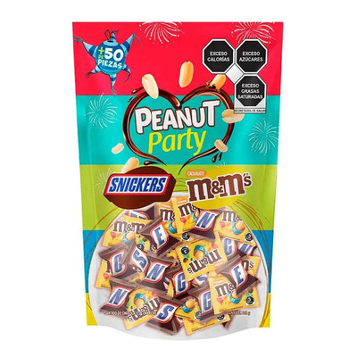 Chocolates De Snickers Y M&m's Peanut Party Surtidos 642g | MercadoLibre