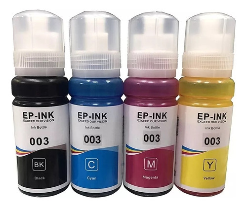 X4 Tinta Alternativa T504 Para Epson L4150 L4160 L6171 L6191