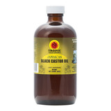 Aceite De Ricino Negro Jamaicano Botella De Vidrio 8 Onzas