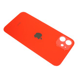 Refaccion Tapa Trasera Rojo Cristal Para iPhone 12 Adhesivo