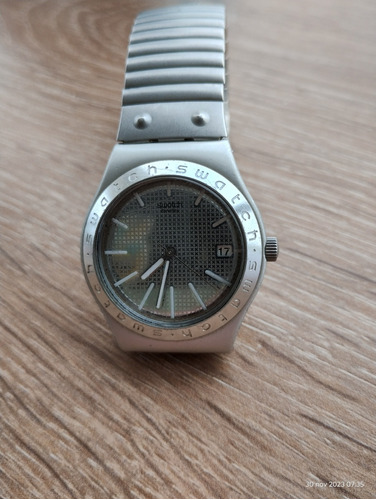 Reloj Swatch Irony Mujer Aluminium Con Fecha 
