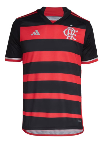 Camisa adidas Flamengo Uniforme 1 24/25 S/nº Torcedor 