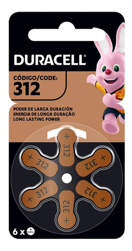 Duracell Activair 312 Audifonos X 300/ Crisol Tecno