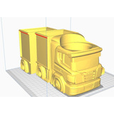 Mate Camion Scania Set Yerbera Archivo Stl Para Impresora 3d