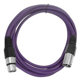 Cable De Conexion Audio Xlr Macho A Xlr Hembra | Violeta,...