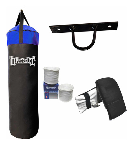 Bolsa De Boxeo + Combo (relleno/soporte/guantines/vendas/kit