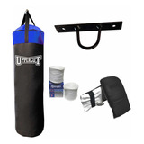 Bolsa De Boxeo + Combo (relleno/soporte/guantines/vendas/kit