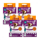 4 Vectra 3d Antipulgas E Carrapatos Ceva Para Cães 4 A 10kg