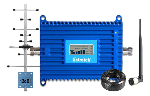 Kit Repetidor Sinal Celular 700mhz 4g 70db Voz E Dados