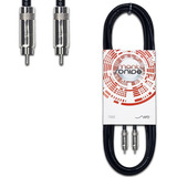Cable Rca A Rca Mono 15 Mts Neutrik Audio Profesional Mixer