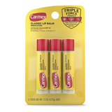 Carmex Classic Lip Balm Spf15 Envase Con 3 Sticks