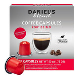 Caja 10 Capsulas Sabor Fortissimo Para Nespresso Daniel's Blend Aluminio