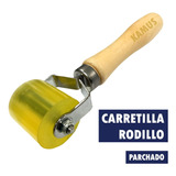 Carretilla Rodillo Macizo 50mm H Para Parchado De Llantas