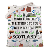 Scotland Trip Gift Scotland Travel Tote Bag Scotland Souveni