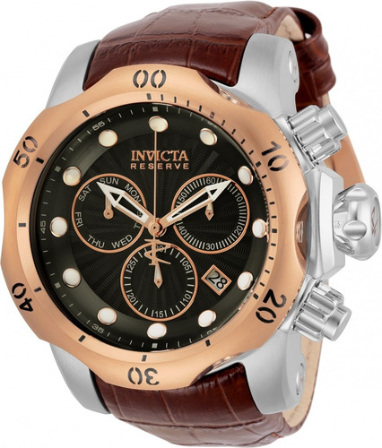 Invicta Reserve Venom 32958 54m Pul Couro Original 10x S Jur