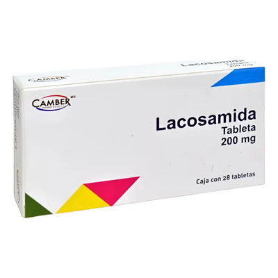 Lacosamida 200 Mg Caja Con 28 Tabletas Camber Pharma | Envío gratis