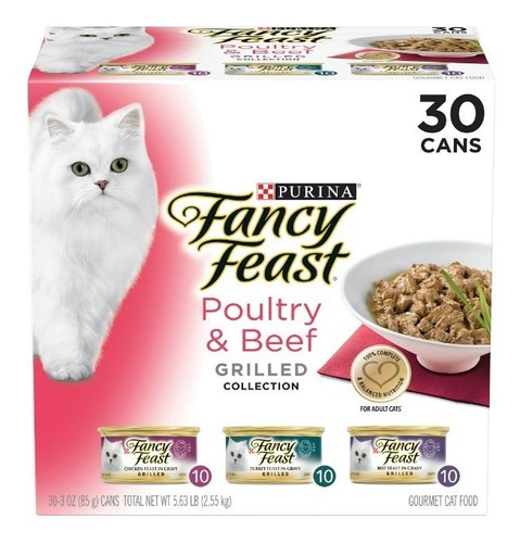 Alimento Para Gatos Fancy Feast Poultry & Beef