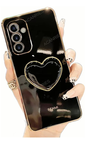 Funda Para Samsung Carcasa Celular Case Soporte De Corazón