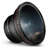 Lente Hd De 55 Mm 0.43x Para Nikon Y Sony Alpha
