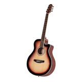 Guitarra Electroacustica Parquer Custom Apx Sunburst Corte