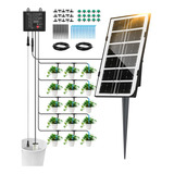 Sistema De Riego Por Goteo Solar Automático Para Plantas