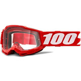 Goggle 100% Accuri 2 Otg Red Clear Lens