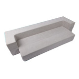 Sofa Cama Aira Sillón Colchón Individual 3 En 1 Caja Color Del Colchón Gris