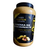 Crema De Cacahuate Natural + Whey Protein Isolate 4kg