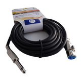 Cable Plug 6.3mm A Canon Audiobahn Achp635 5mts Profesional