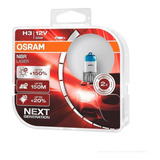 Kit Lâmpada Do Farol - Osram - H3 - 12v - 55w - 3900k - Ni