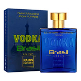 Perfume Vodka Brasil Azul Masculino Paris Elysees 100ml 
