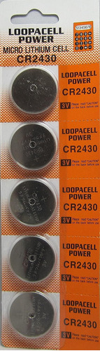 Baterias De Litio Loopacell Cr2430-5un